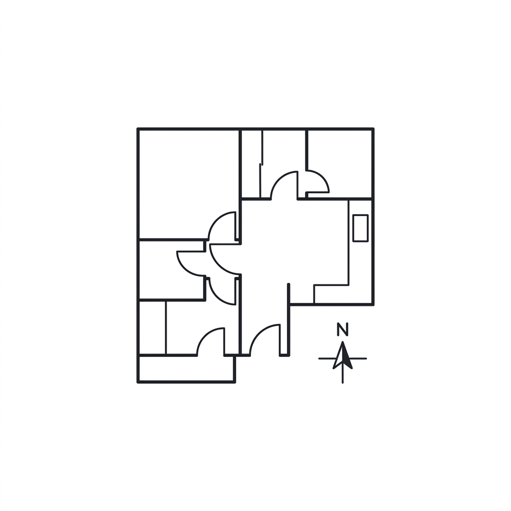 Space planning icon